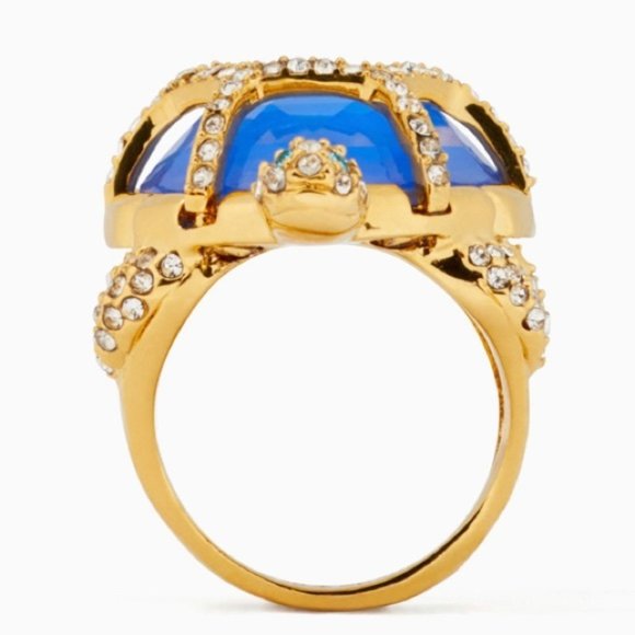 Kate Spade "Paradise Found" Turtle Ring New - Picture 3 of 9